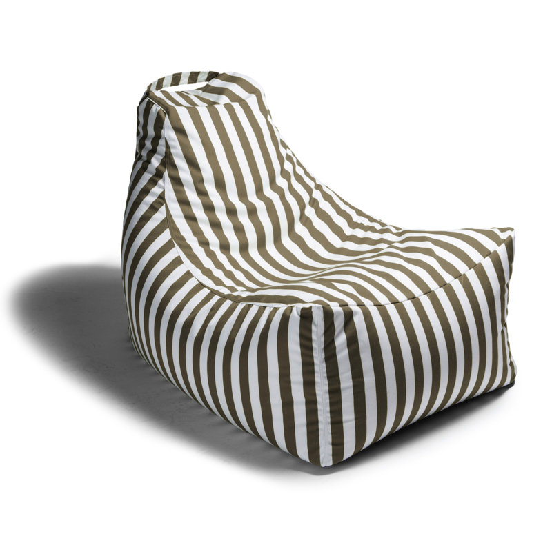 Outdoor Striped Bean Bag Lounger & Reviews AllModern